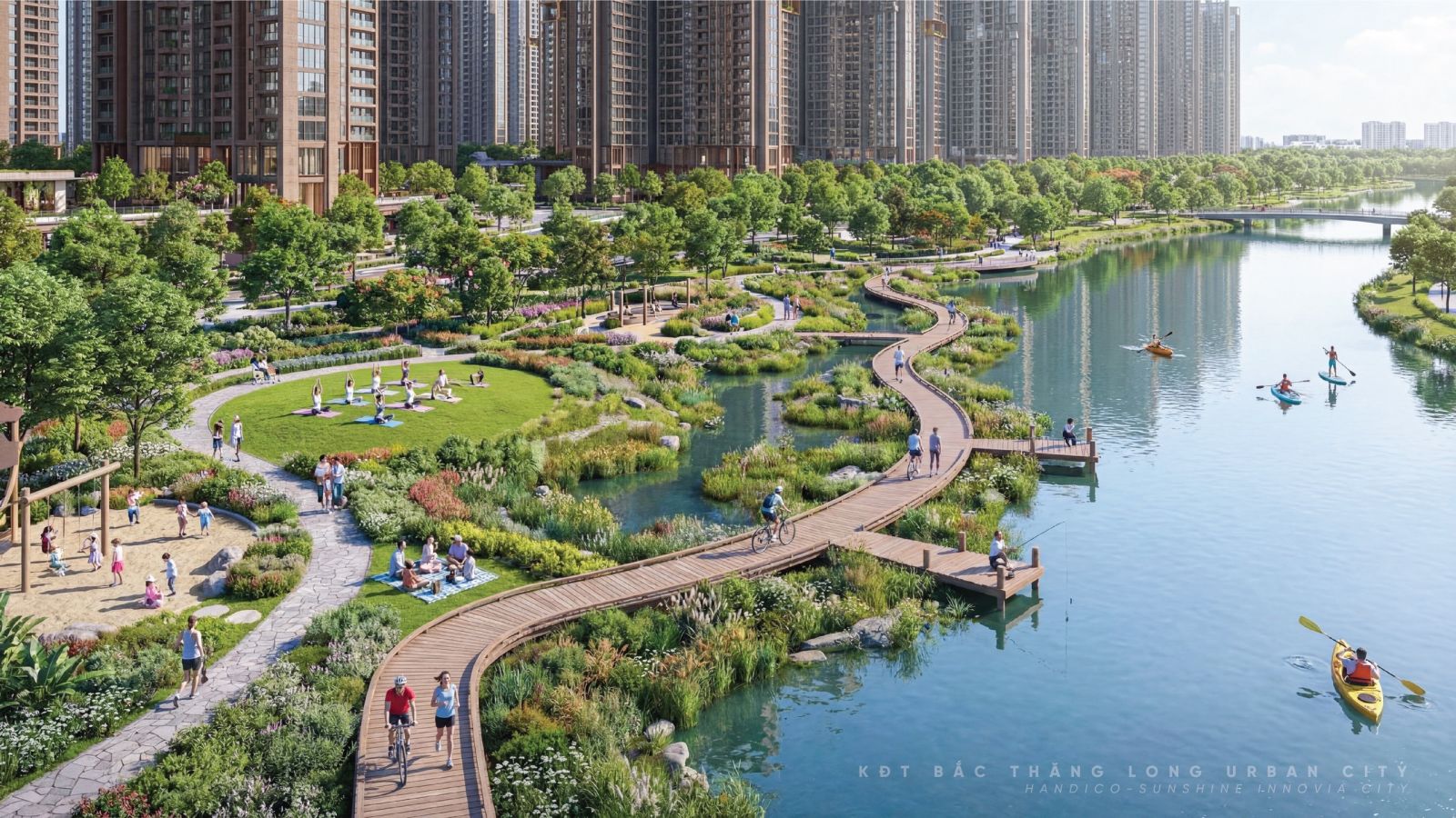 Tiện ích Bắc Thăng Long Urban City