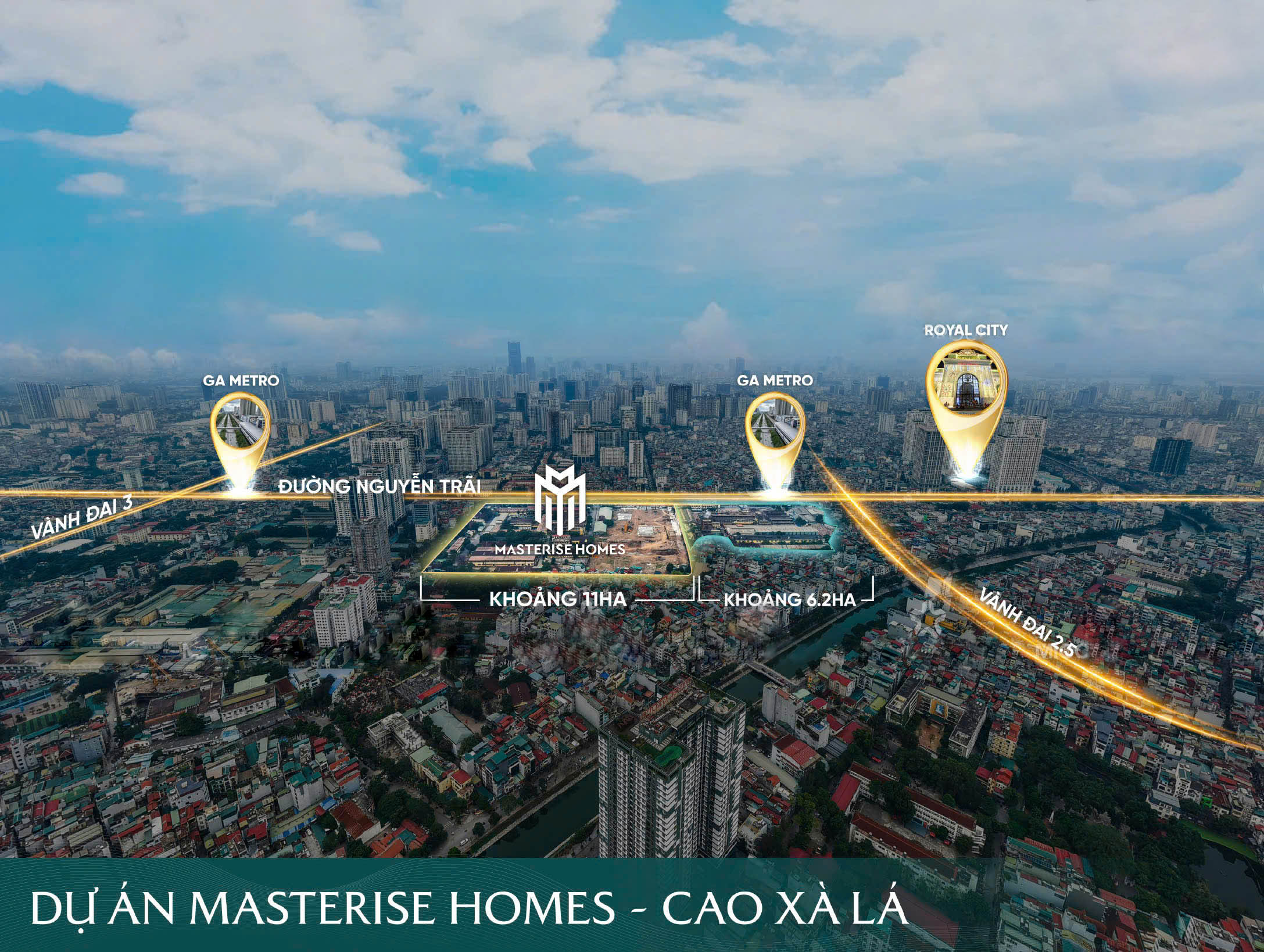 Vị trí Masterise Homes Cao Xà Lá